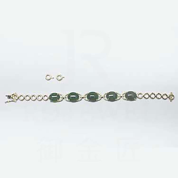 鉆石翡翠手鏈改短