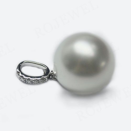 珍珠吊墜斷裂補(bǔ)做金屬針扣