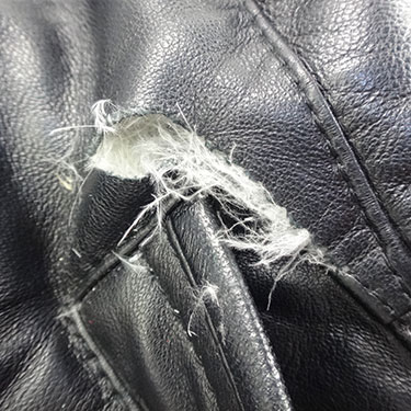 皮衣口袋撕裂修復(fù)