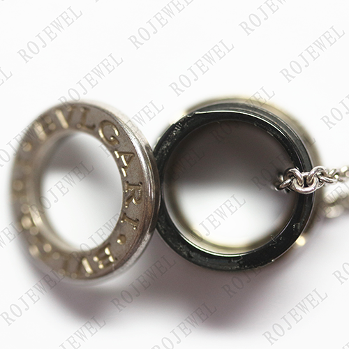 寶格麗項(xiàng)鏈吊墜邊帽脫落修復(fù)