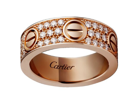 卡地亞戒指補(bǔ)鉆 