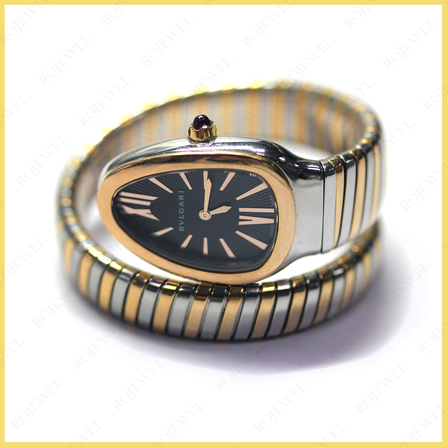 寶格麗（Bvlgari）蛇頭表補螺絲修復(fù)前后對比