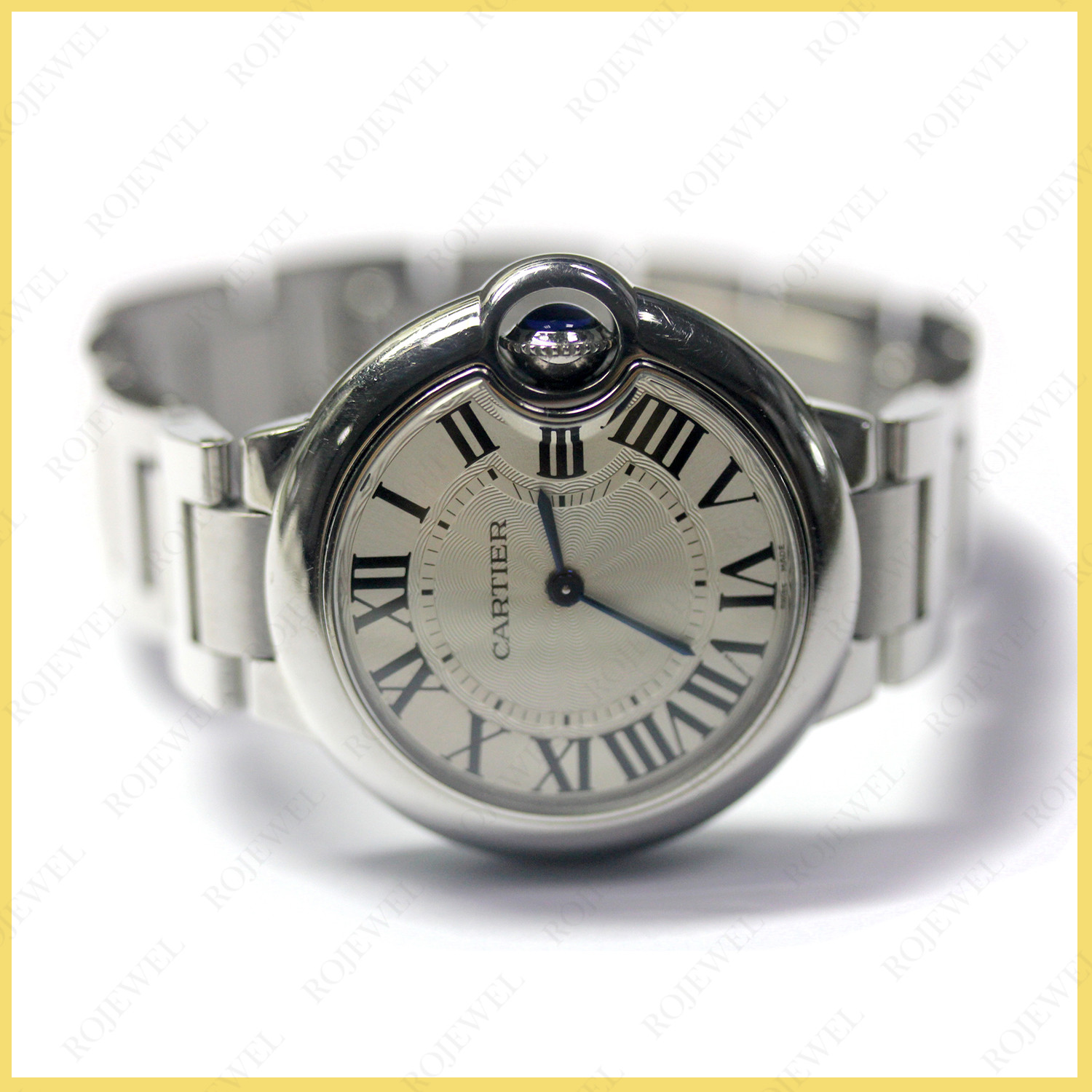 卡地亞（Cartier）手表更換表鏡前后對(duì)比