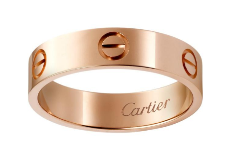 卡地亞戒指鑲鉆