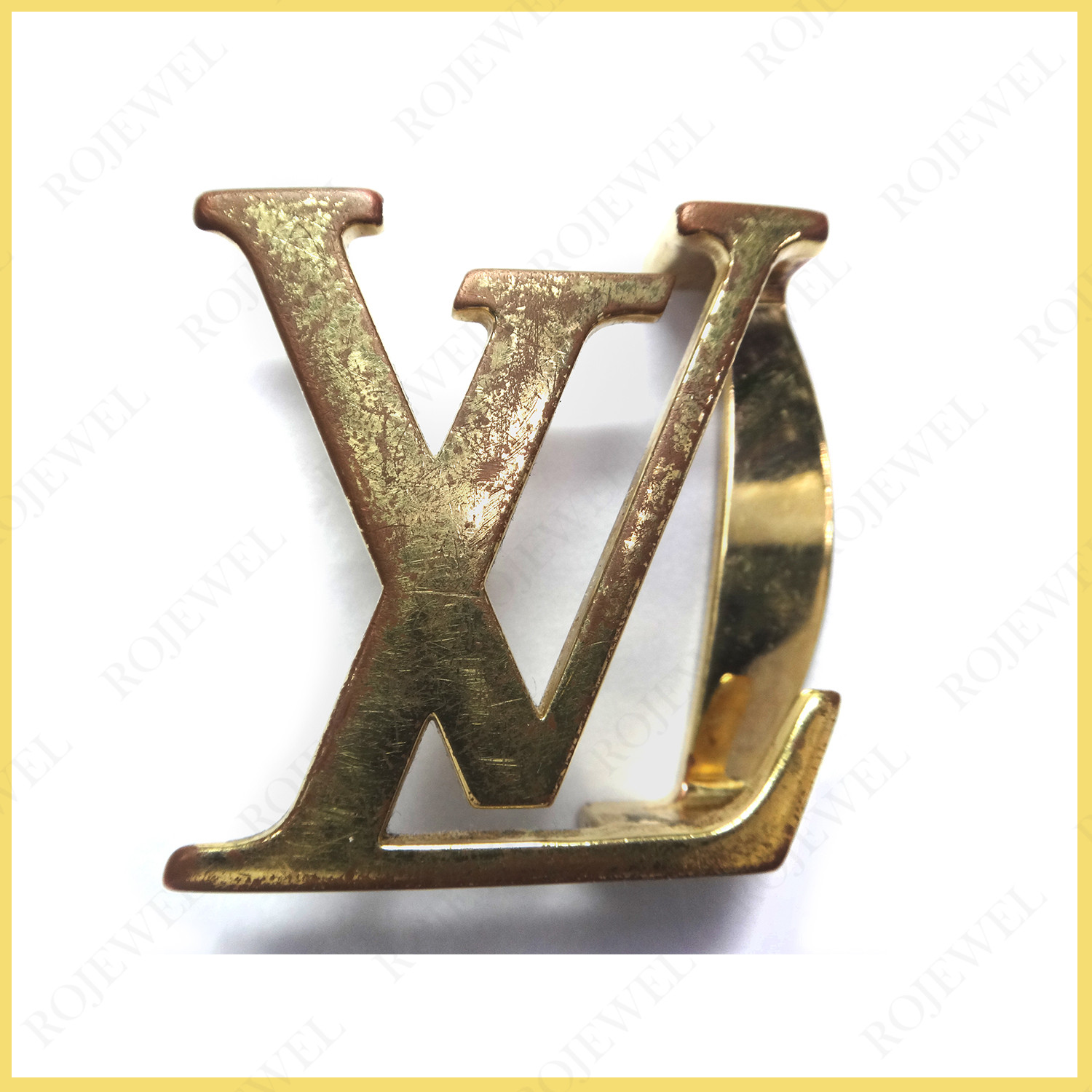 路易威登（LV）皮帶頭翻新前后對比